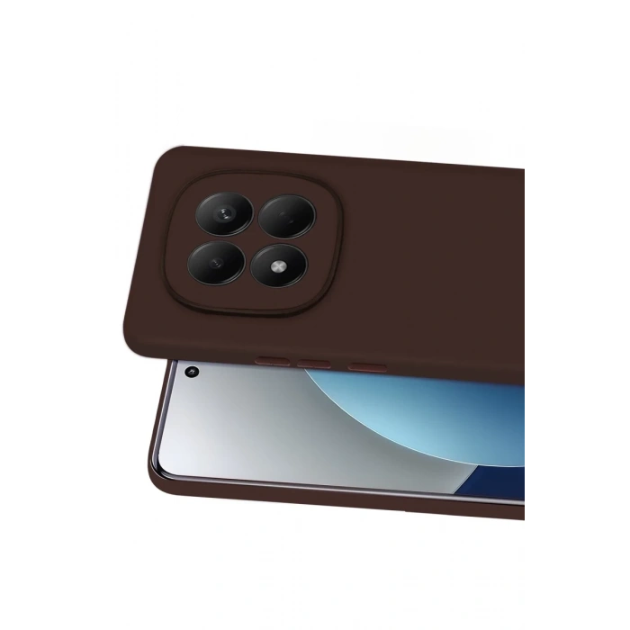 Xiaomi Redmi Note 15 Pro 4G Uyumlu First Silikon - Kahverengi
