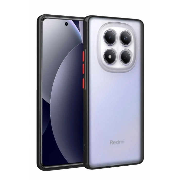 Xiaomi Redmi Note 15 Pro 4G Uyumlu Montreal Silikon Kapak - Siyah