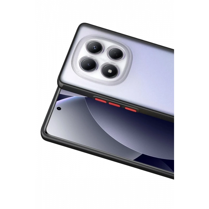 Xiaomi Redmi Note 15 Pro 4G Uyumlu Montreal Silikon Kapak - Siyah