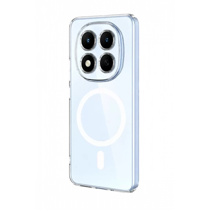 Xiaomi Redmi Note 15 Pro 5G Uyumlu Combo Sert Şeffaf Magsafe Kapak - Şeffaf