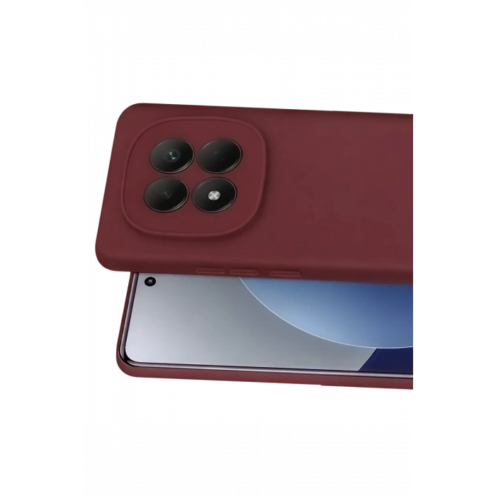 Xiaomi Redmi Note 15 Pro 5G Uyumlu First Silikon - Bordo
