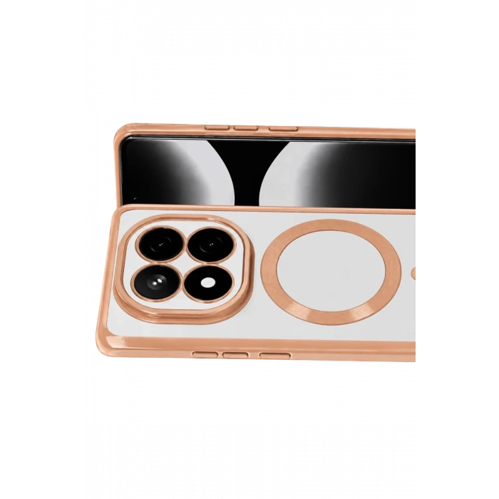 Xiaomi Redmi Note 15 Pro 5G Uyumlu Kross Magneticsafe Kapak - Rose
