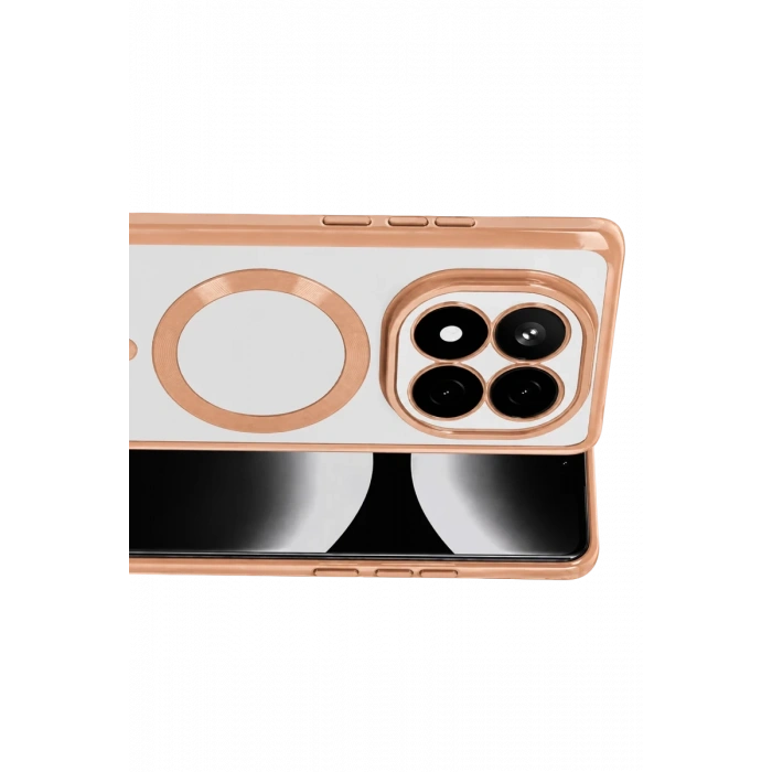 Xiaomi Redmi Note 15 Pro 5G Uyumlu Kross Magneticsafe Kapak - Rose