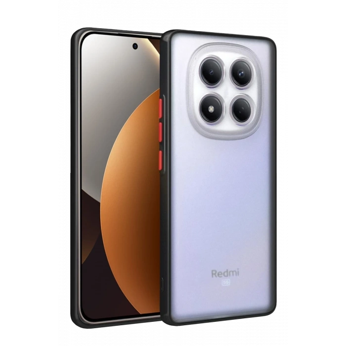Xiaomi Redmi Note 15 Pro 5G Uyumlu Montreal Silikon Kapak - Siyah
