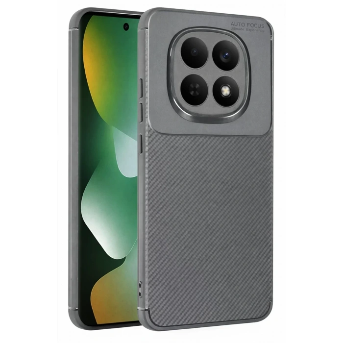 Xiaomi Redmi Note 15 Pro Plus 5G Uyumlu Auto Focus Karbon Kapak - Gri