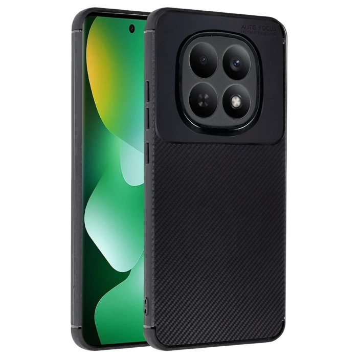 Xiaomi Redmi Note 15 Pro Plus 5G Uyumlu Auto Focus Karbon Kapak - Siyah