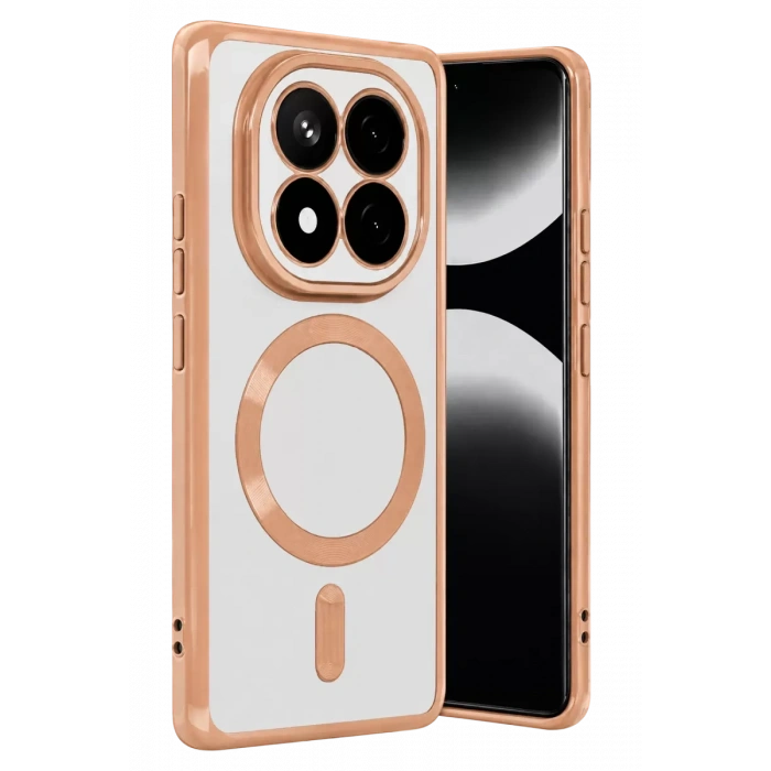 Xiaomi Redmi Note 15 Pro Plus 5G Uyumlu Kross Magneticsafe Kapak - Rose