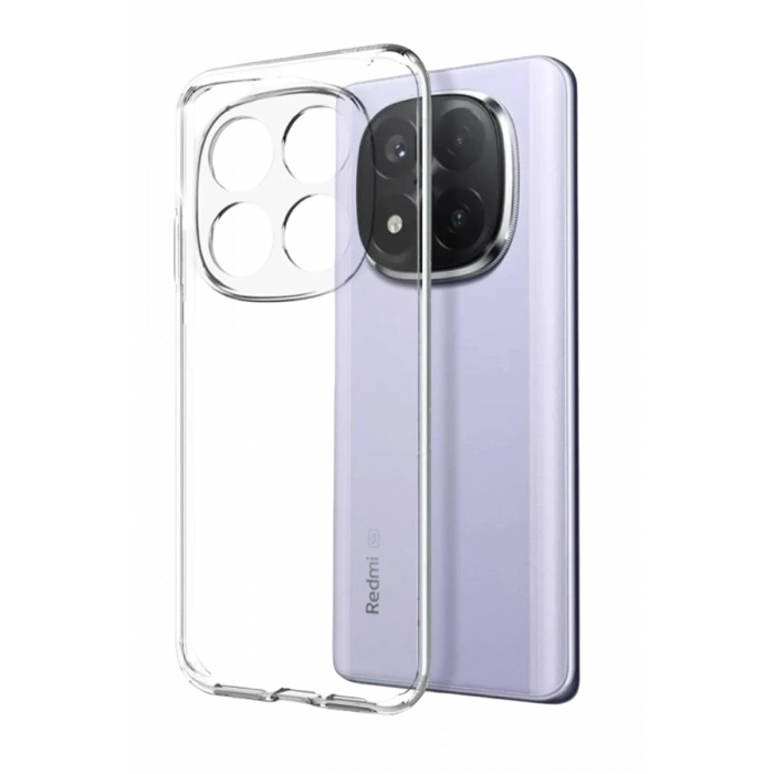 Xiaomi Redmi Note 15 Pro Plus 5G Uyumlu Lüx Şeffaf Silikon - Şeffaf
