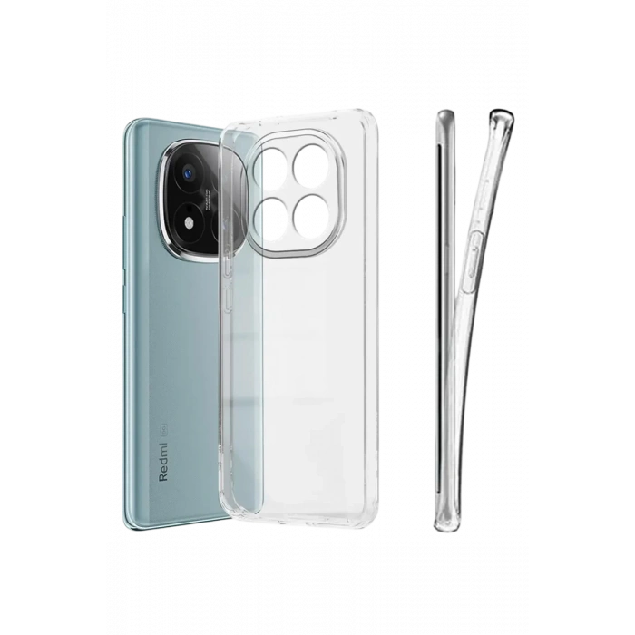 Xiaomi Redmi Note 15 Pro Plus 5G Uyumlu Lüx Şeffaf Silikon - Şeffaf