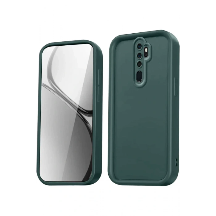 Xiaomi Redmi Note 8 Pro Kılıf Viera Silikon - Koyu Yeşil