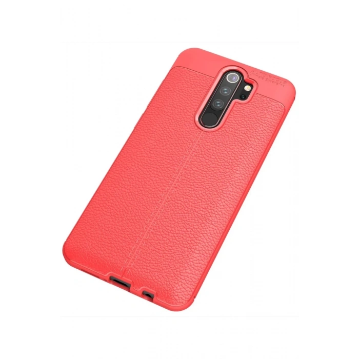 Xiaomi Redmi Note 8 Pro Uyumlu Kılıf Auto Focus Kapak - Kırmızı