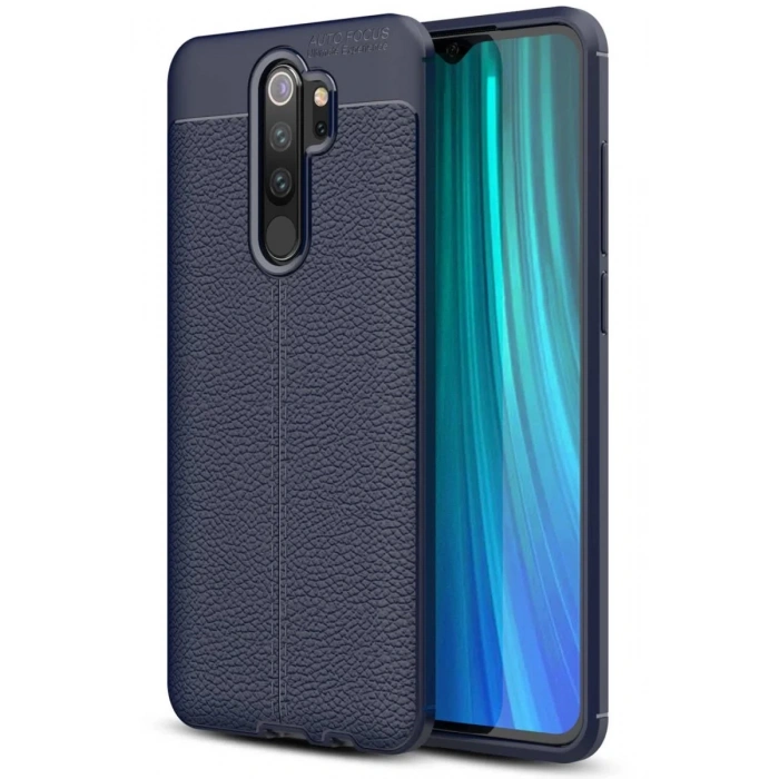 Xiaomi Redmi Note 8 Pro Uyumlu Kılıf Auto Focus Kapak - Lacivert