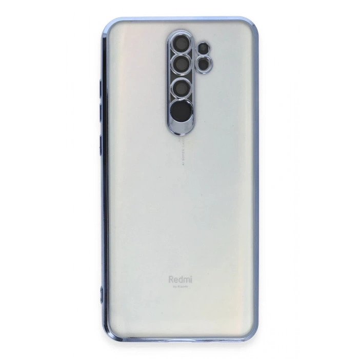 Xiaomi Redmi Note 8 Pro Uyumlu Kılıf Lensli Silikon - Açık Mavi