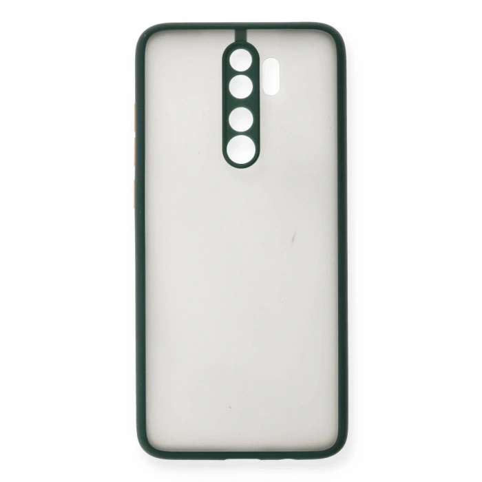 Xiaomi Redmi Note 8 Pro Uyumlu Kılıf Montreal Silikon Kapak - Yeşil