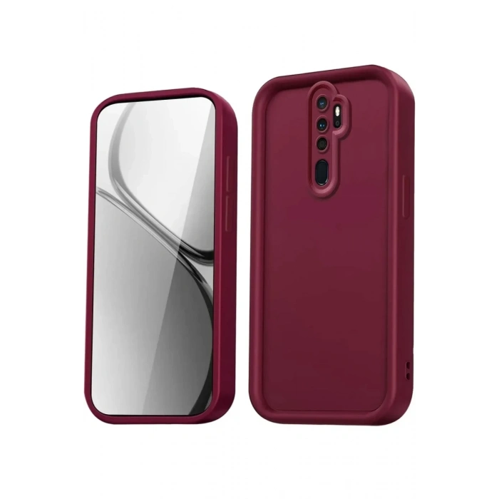 Xiaomi Redmi Note 8 Pro Uyumlu Kılıf Viera Silikon - Bordo