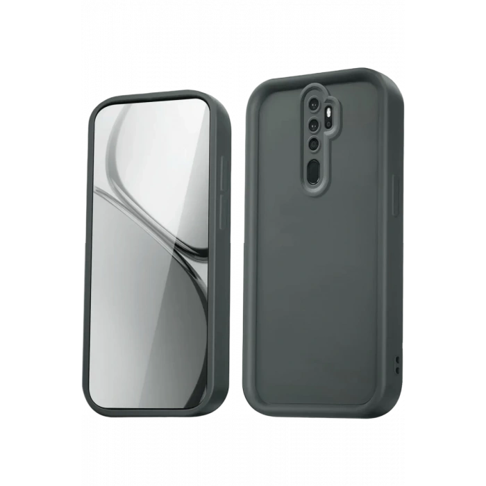Xiaomi Redmi Note 8 Pro Uyumlu Kılıf Viera Silikon - Gri