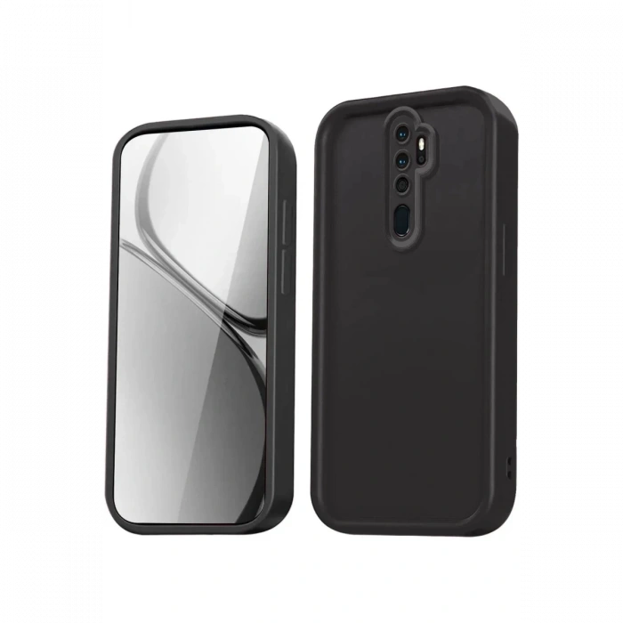Xiaomi Redmi Note 8 Pro Uyumlu Kılıf Viera Silikon - Siyah