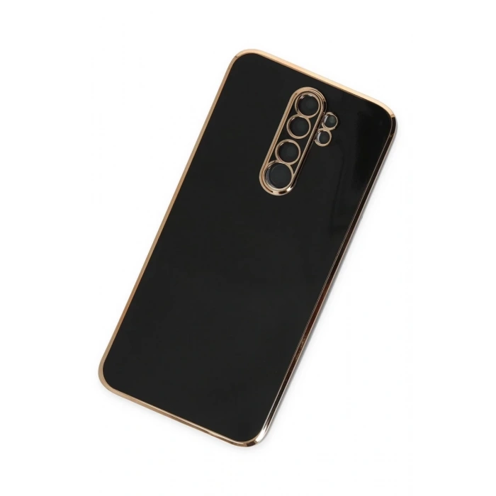 Xiaomi Redmi Note 8 Pro Uyumlu Kılıf Volet Silikon - Siyah