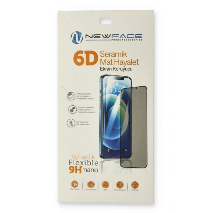 Xiaomi Redmi Note 9 Pro 6D Mat Seramik Hayalet Nano Ekran Koruyucu