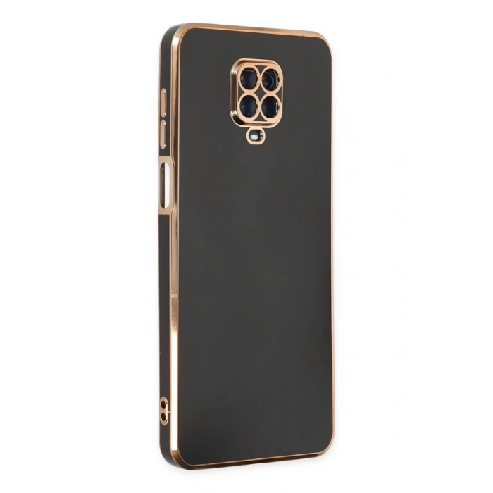 Xiaomi Redmi Note 9 Pro Uyumlu Kılıf Volet Silikon - Siyah