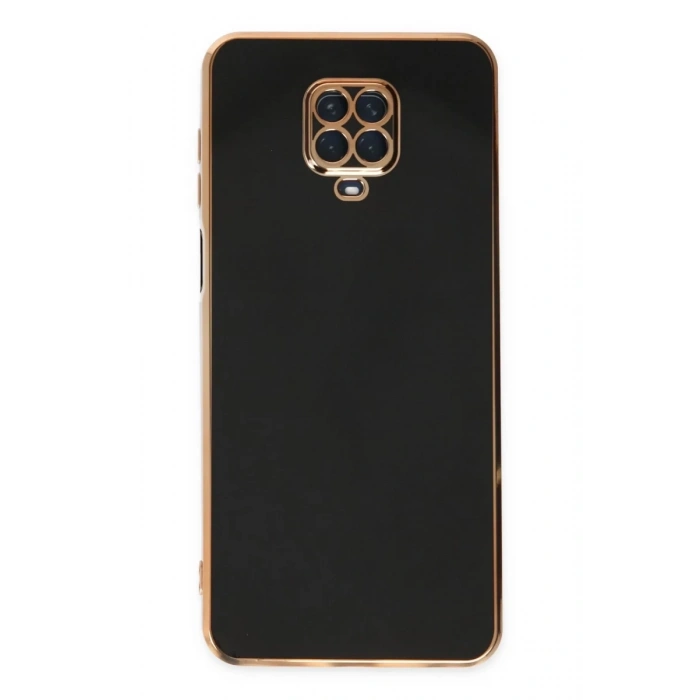 Xiaomi Redmi Note 9 Pro Uyumlu Kılıf Volet Silikon - Siyah