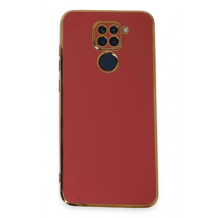 Xiaomi Redmi Note 9 Uyumlu Kılıf Volet Silikon - Kırmızı