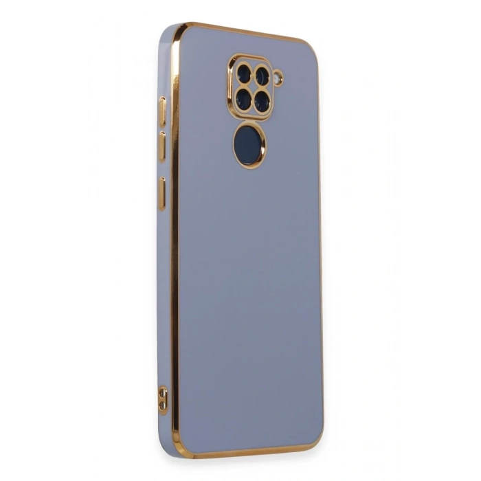 Xiaomi Redmi Note 9 Uyumlu Kılıf Volet Silikon - Mavi