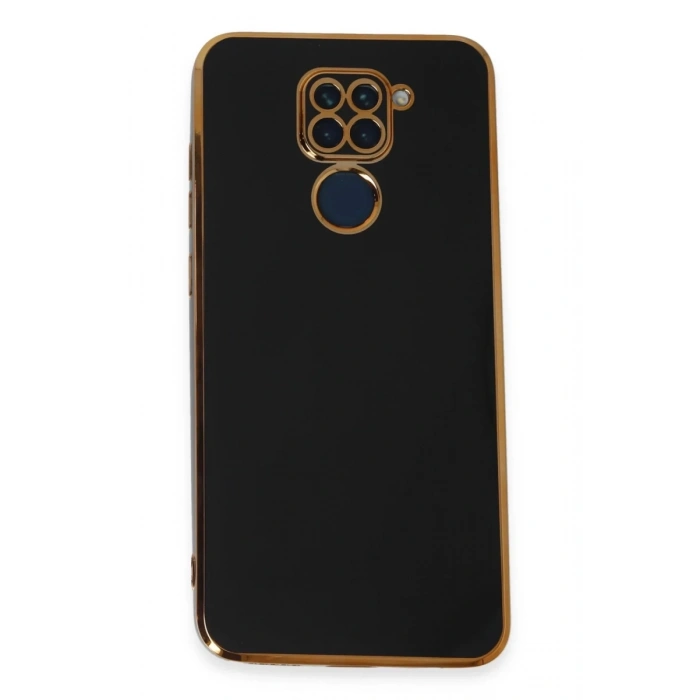 Xiaomi Redmi Note 9 Uyumlu Kılıf Volet Silikon - Siyah
