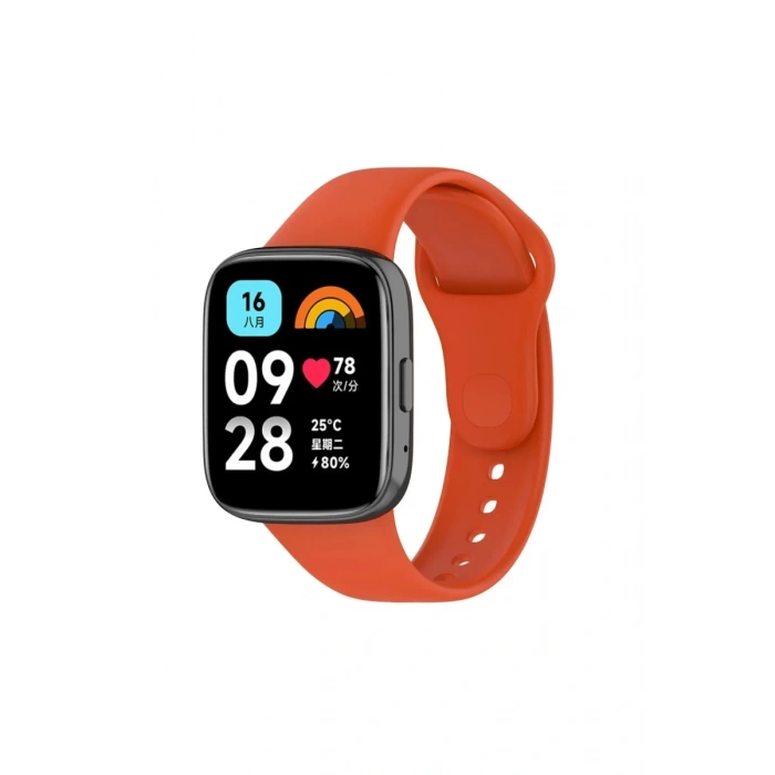 Xiaomi Redmi Watch 3 Active Klasik Kordon - Turuncu