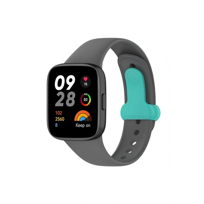 Xiaomi Redmi Watch 3 Origin Silikon Kordon - Füme