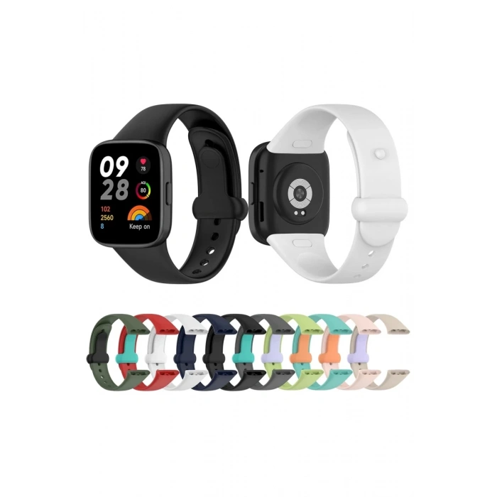 Xiaomi Redmi Watch 3 Origin Silikon Kordon - Kırmızı