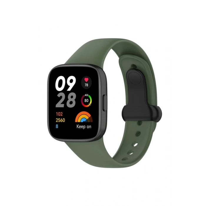 Xiaomi Redmi Watch 3 Origin Silikon Kordon - Koyu Yeşil