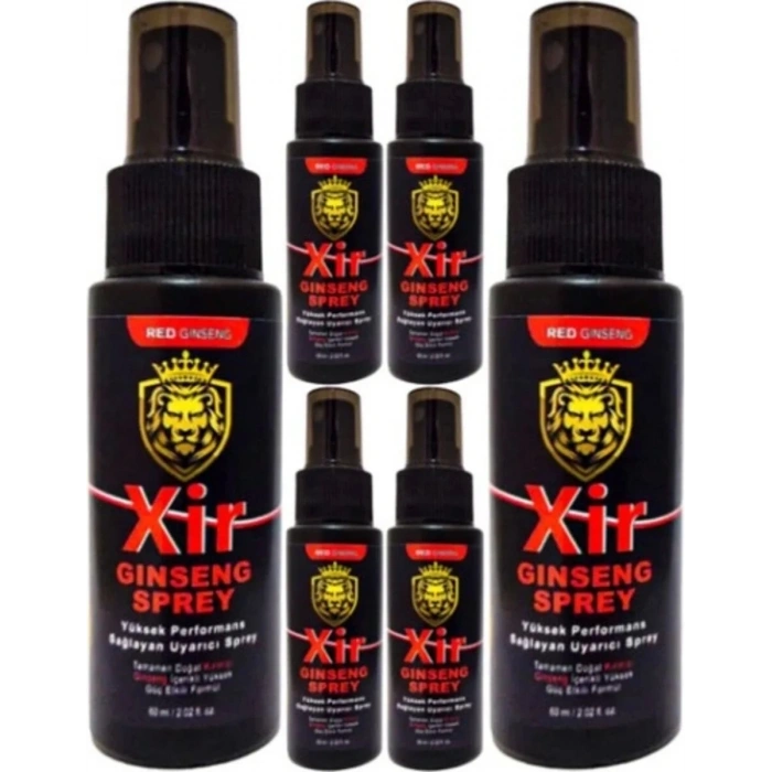 Xir 60 ml Erkeğe Özel Karışım 3xeffect 6 Adet Sprey