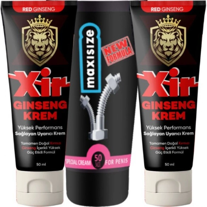 Xir Delaycream 50 ml 2 Adet + Maxi Size Cream 50 ml Erkeğe Özel Set