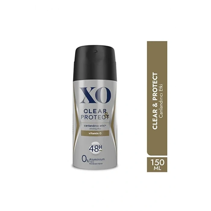 Xo Deodorant 150ML Men-Erkek - Clear Protect