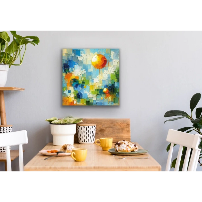 Yaz Mevsimi Kanvas Tablo 60x60cm