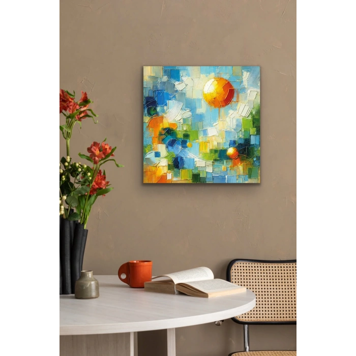 Yaz Mevsimi Kanvas Tablo 60x60cm