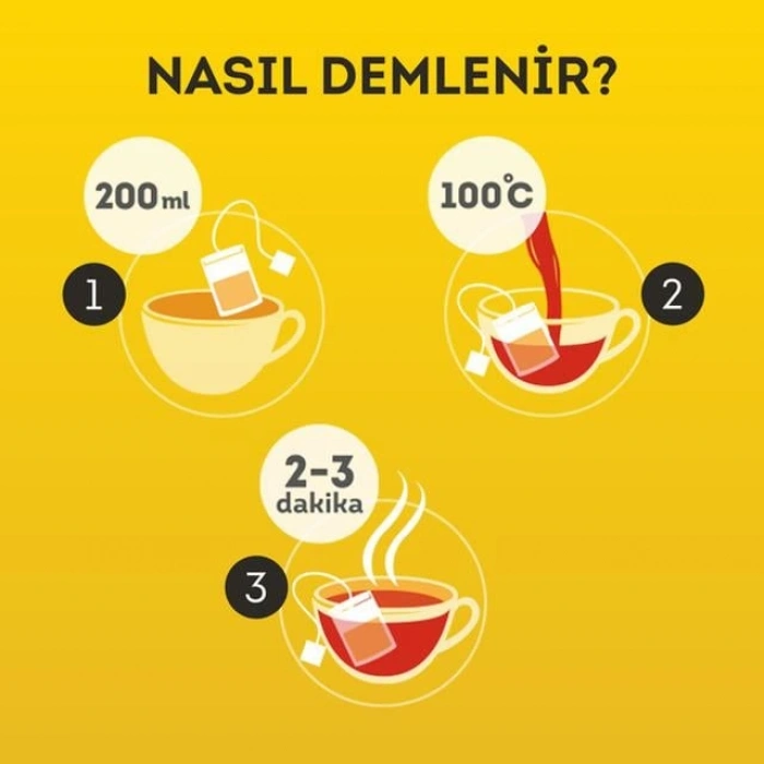 Yellow Bardak Poşet Çay 50Gr 1 Adet
