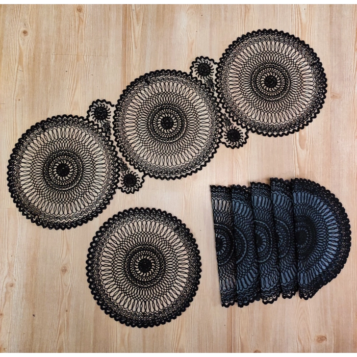 Yemek Masası Örtüsü Runner ve Supla - 1 Runner-6 Supla