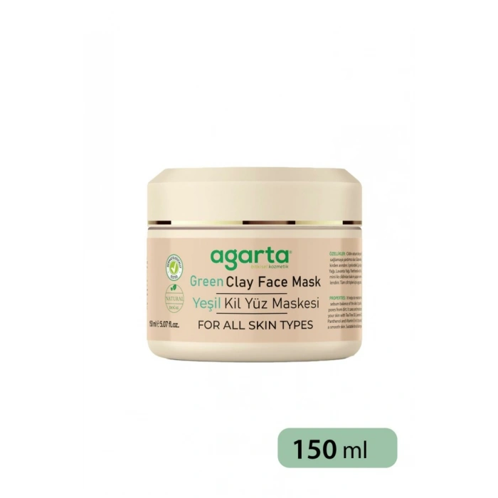 Yeşil Kil Yüz Maskesi 150 ml