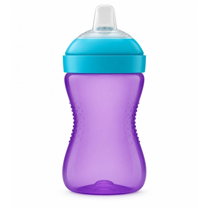 Yumuşak Uçlu Bardak 300 ml Mor
