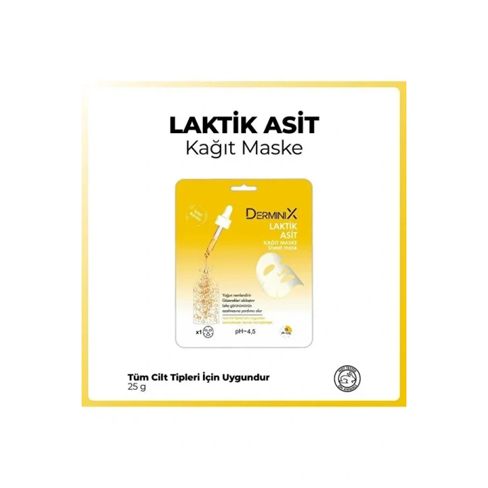 Yüz Bakım Kağıt Maske - Laktik Asit