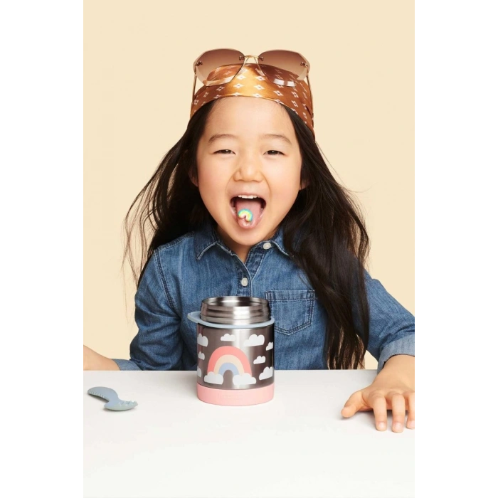 Zoo Paslanmaz Çelik Termos 325 ml Gökkuşağı