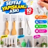 10 ADET Kendinden Yapışkanlı Şeffaf Askı