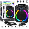 10 Karaoke Bluetooth Hoparlör (Mikrofonlu, Şarjlı, RGB)