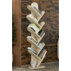 10 Raflı Kitaplık Ekru 147 cm