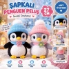 10028 ŞAPKALI PENGUEN PELUŞ 27CM