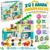 10470 3ü1 arada Figürlü Modern Aile Evi 166 parça +2 yaş