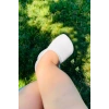 2Li Penye Babet Silikonlu Basic Çorap 30104 Gri Beyaz