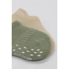 2Li Sneakers Kaymaz Colours Penye Çorap 20104 Nil Bej